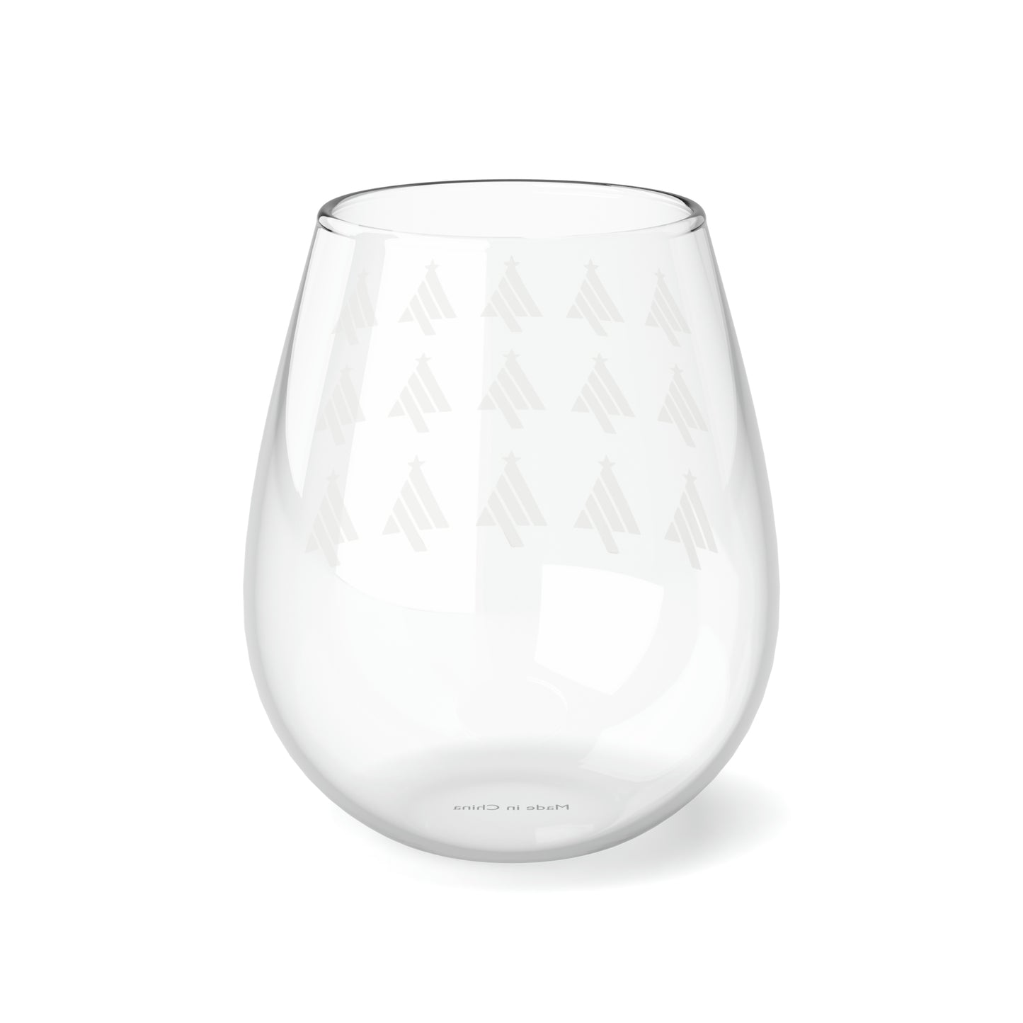 True Holiday White Cloud White Solids 11.75oz Stemless Wine Glass