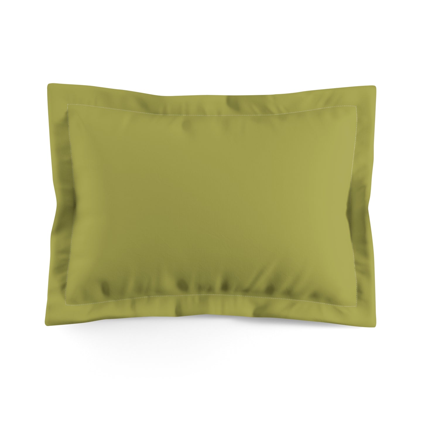 True Holiday Perennial Green Solids Microfiber Pillow Sham