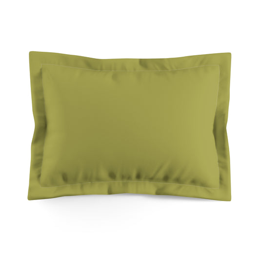 True Holiday Perennial Green Solids Microfiber Pillow Sham