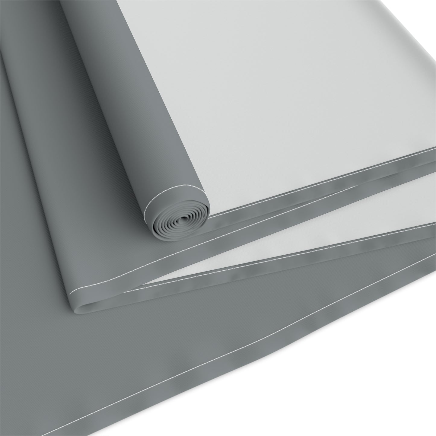 True Holiday Shaker Gray Gray Solids Table Runner