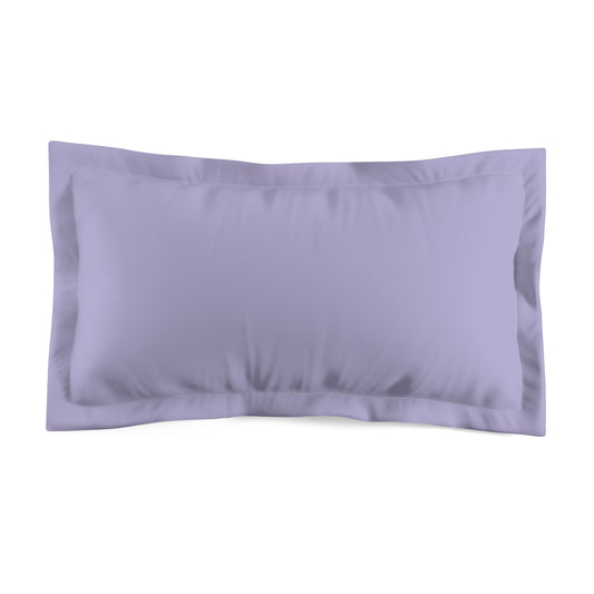 True Holiday Heather Plum Purple Solids Microfiber Pillow Sham