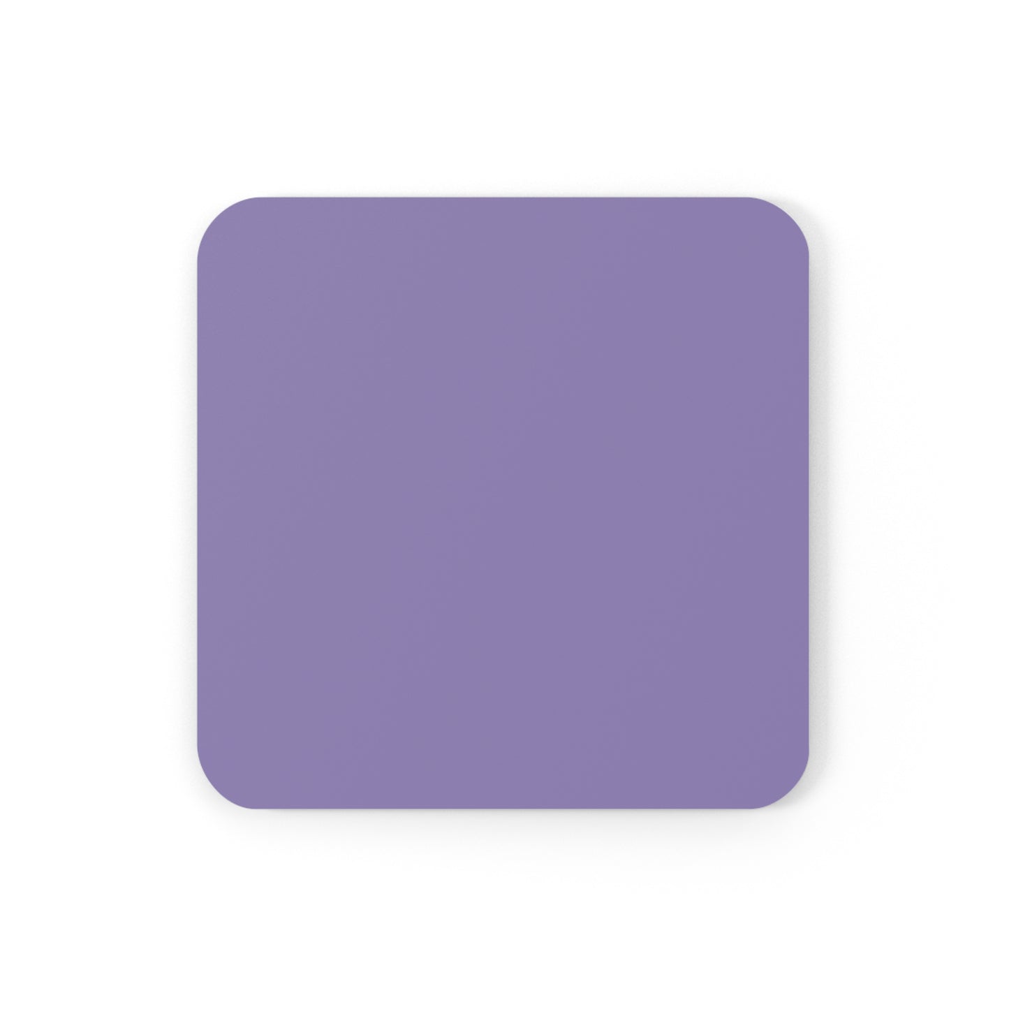 True Holiday Charmed Violet Purple Solids Corkwood Coaster Set