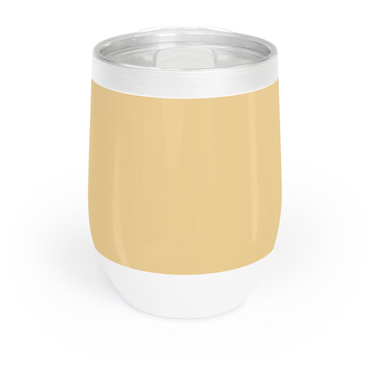 True Holiday Honeybee Yellow Solids Chill Wine Tumbler