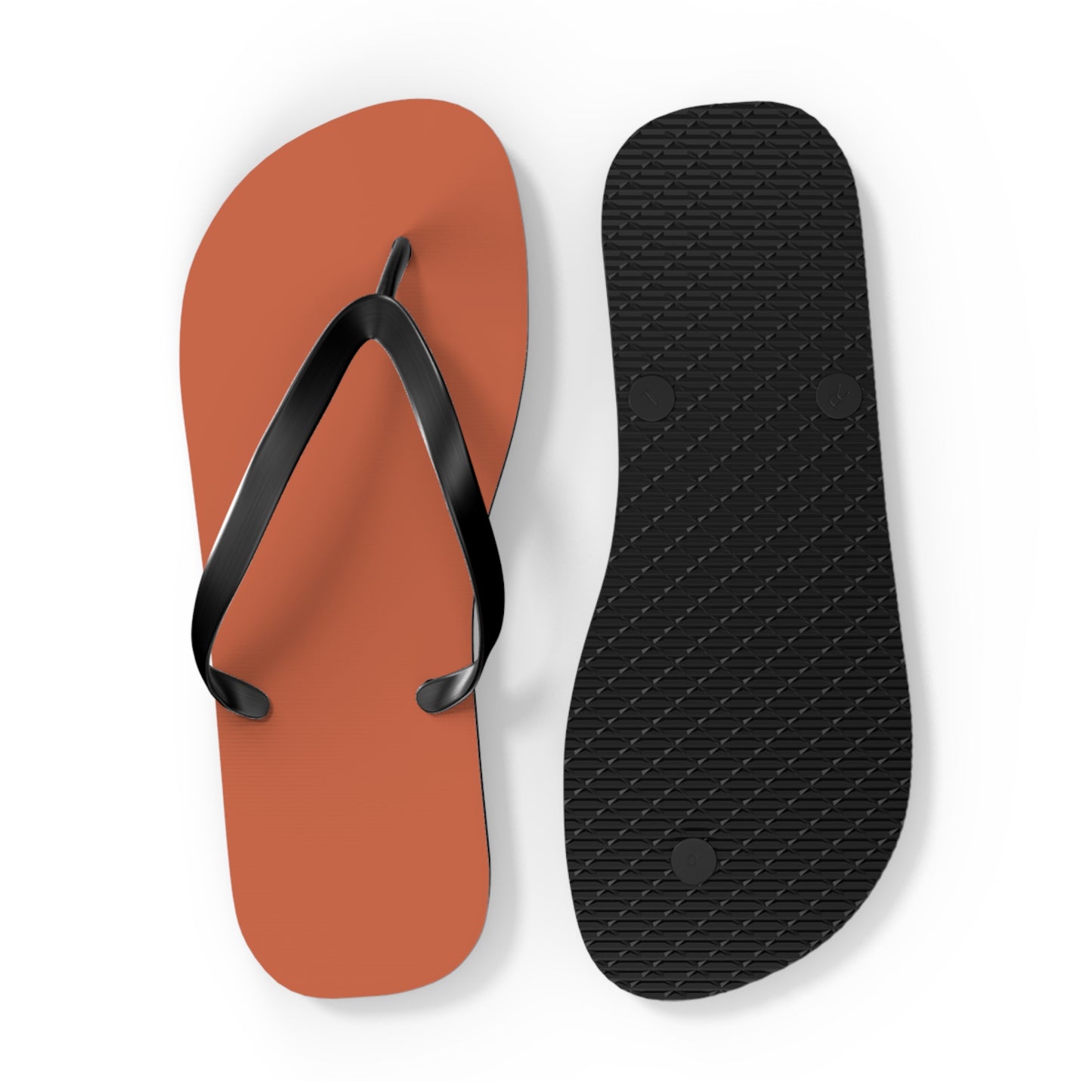 True Holiday Autumn Cover Orange Solids Flip Flops