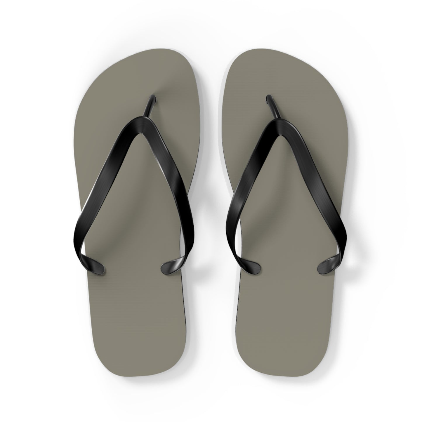 True Holiday Antique Pewter Green Solids Flip Flops