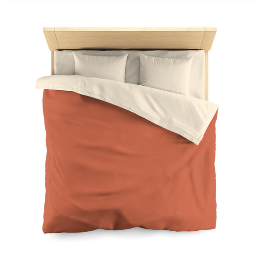 True Holiday Autumn Cover Orange Solids Duvet Cover