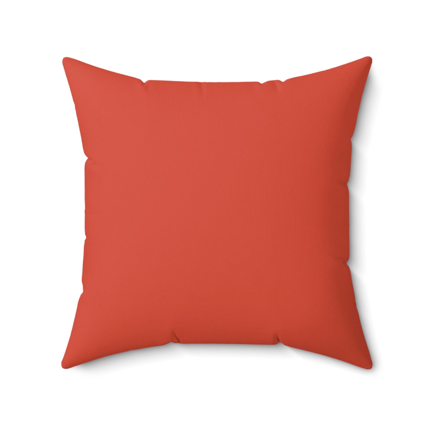 True Holiday Warm Comfort Orange Solids 20" Square Throw Pillow
