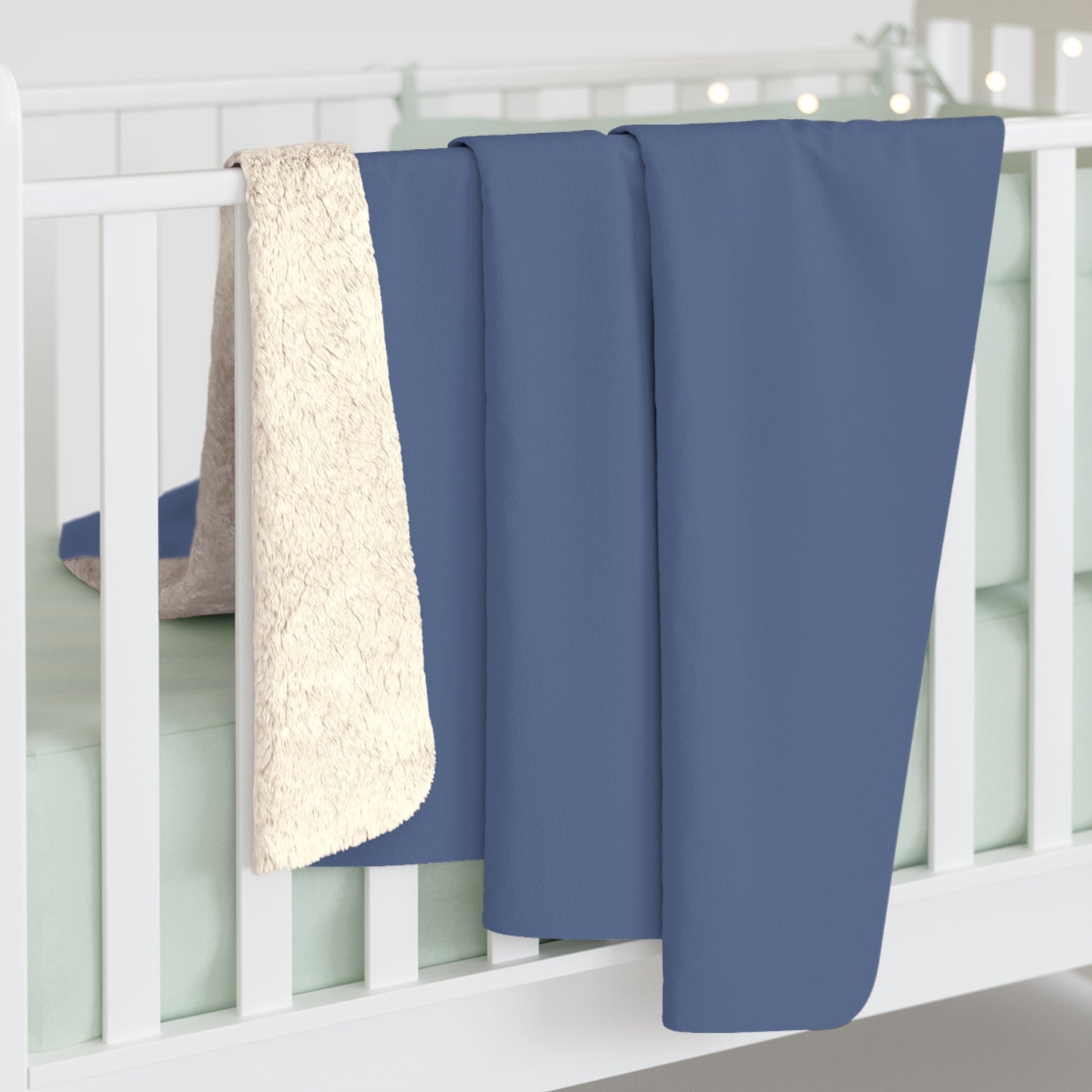 True Holiday Blue Nova Blue Solids Throw Blanket