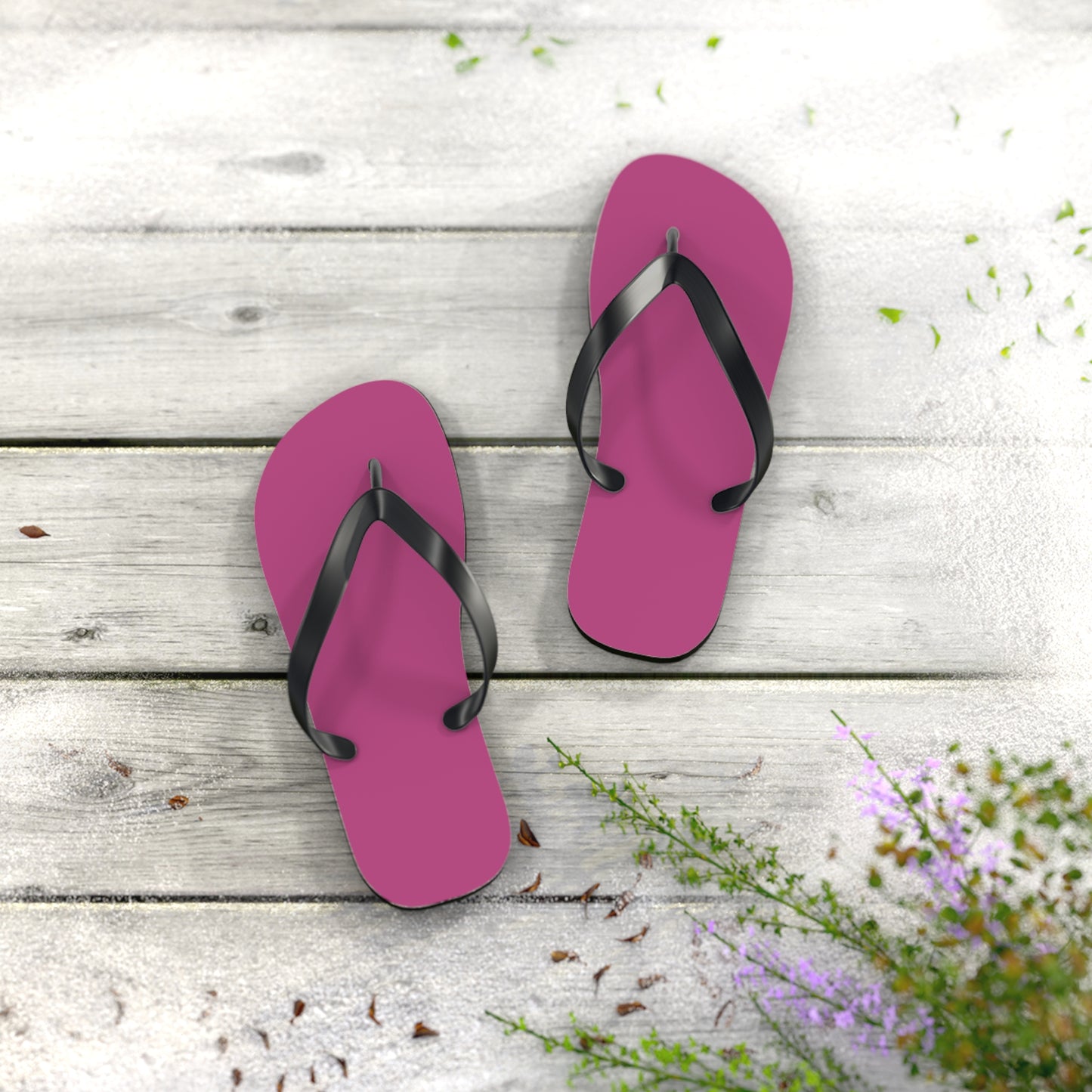 True Holiday Hot Lips Red Solids Flip Flops