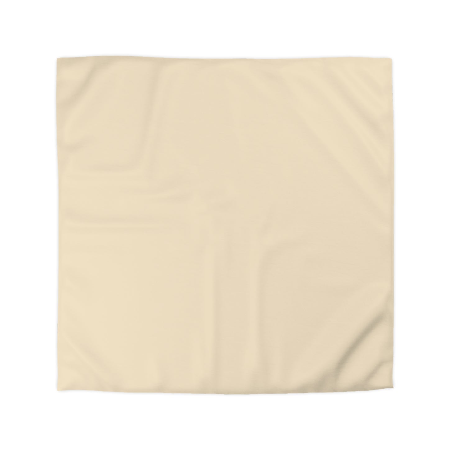 True Holiday Ivory Lustre Yellow Solids Duvet Cover