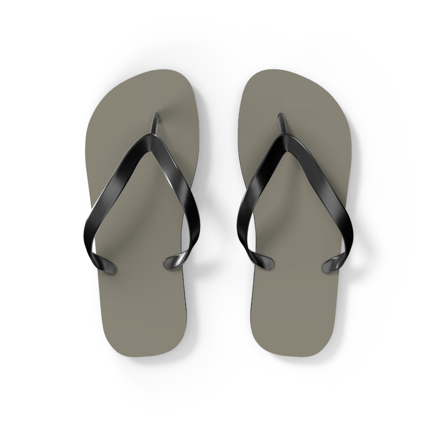 True Holiday Antique Pewter Green Solids Flip Flops