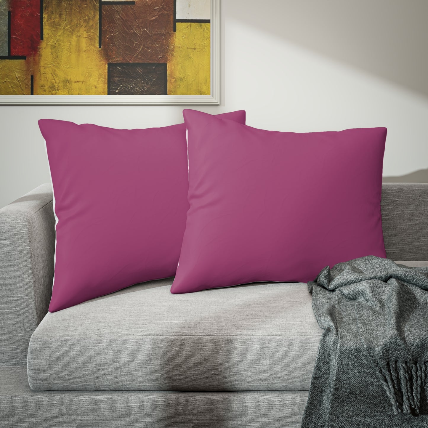 True Holiday Hot Lips Red Solids Pillow Sham