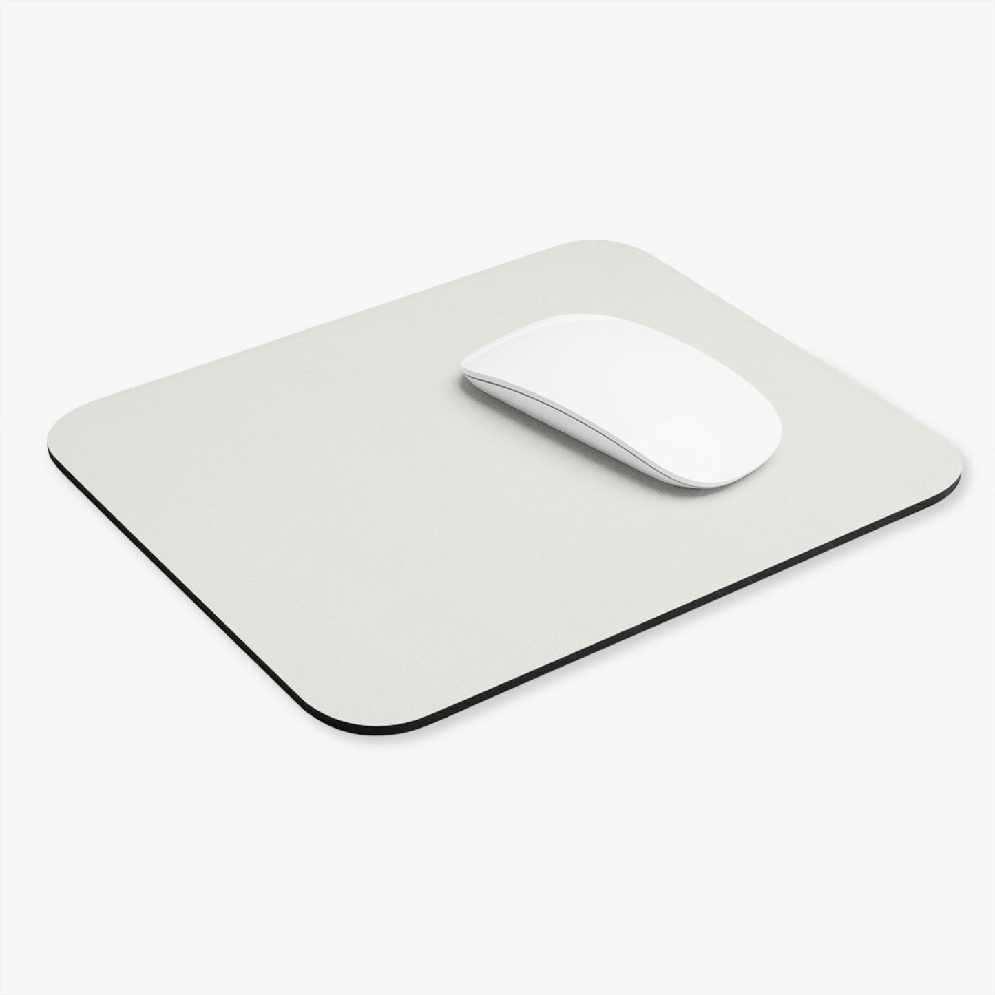 True Holiday White Heron White Solids Mouse Pad
