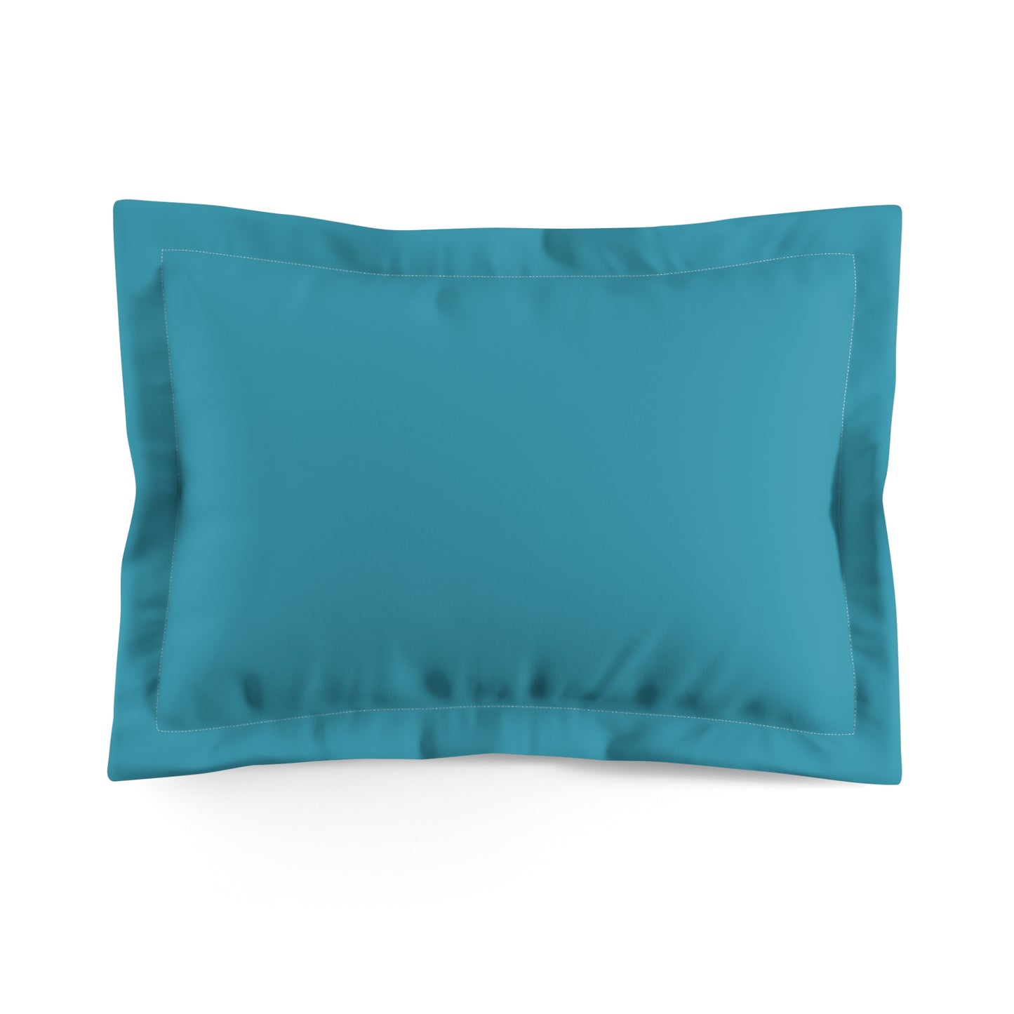 True Holiday Cool Blue Blue Solids Microfiber Pillow Sham