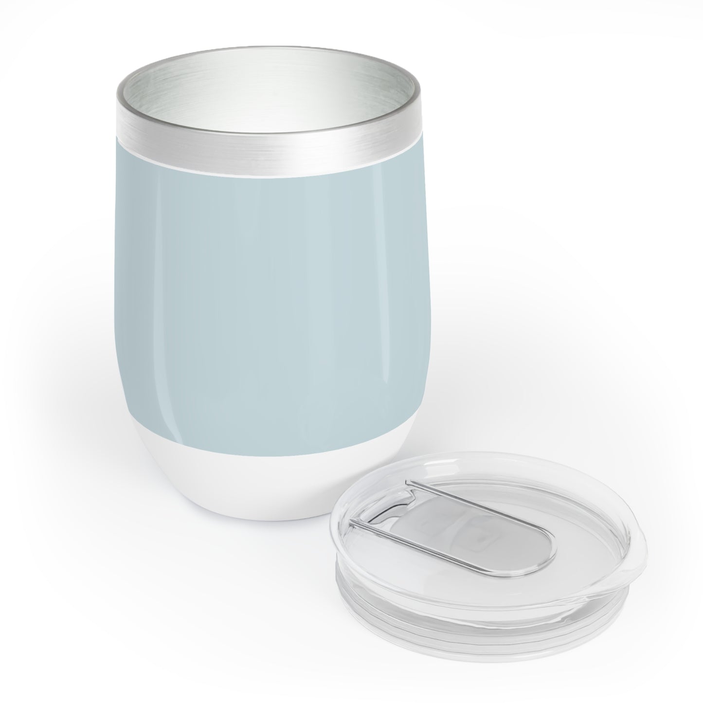 True Holiday Polar Sky Blue Solids Chill Wine Tumbler