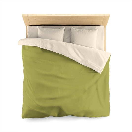 True Holiday Perennial Green Solids Duvet Cover