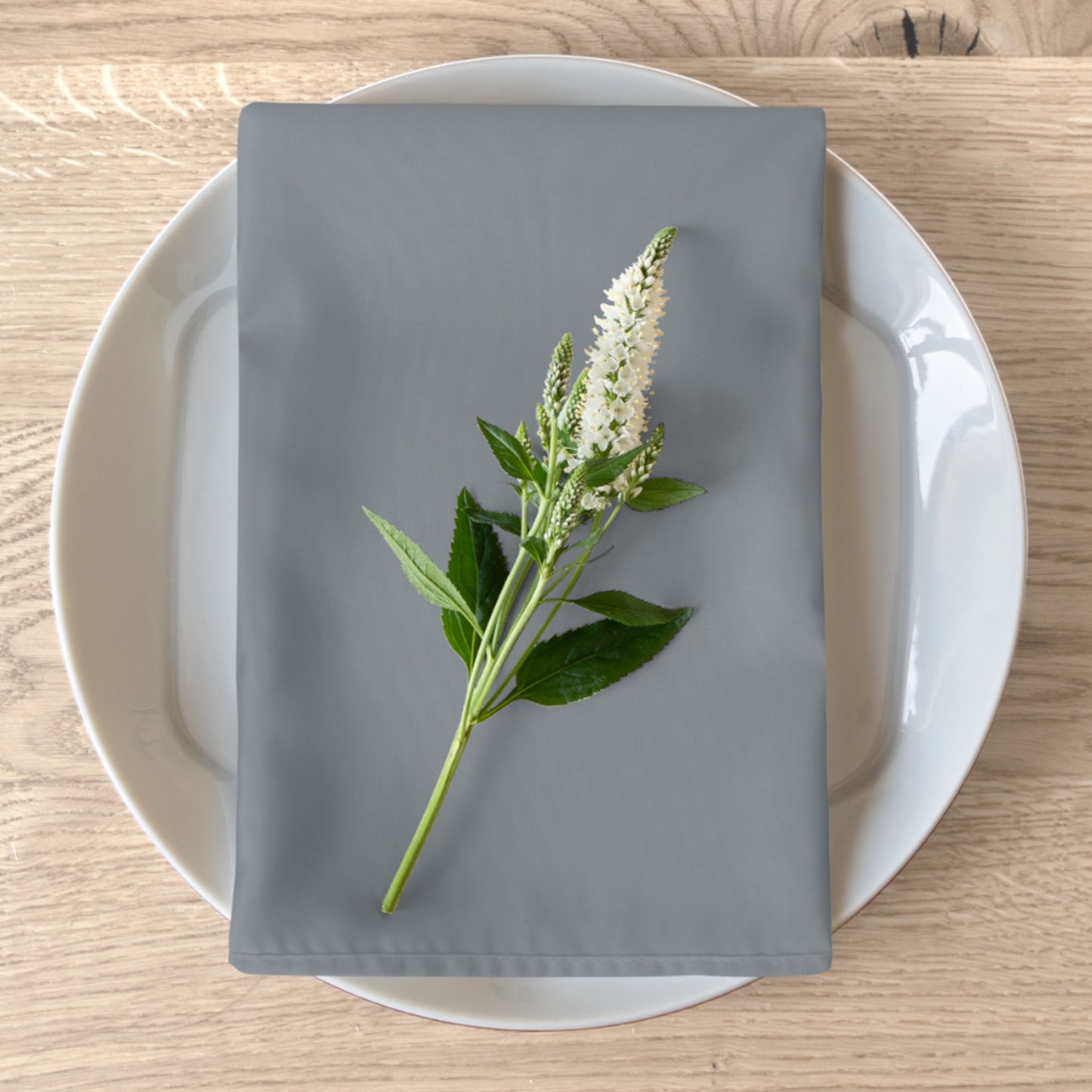True Holiday Gray Cardigan Gray Solids Napkins