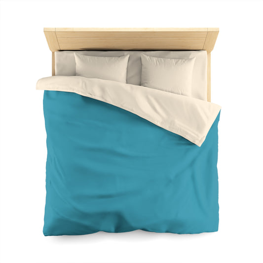 True Holiday Cool Blue Blue Solids Duvet Cover