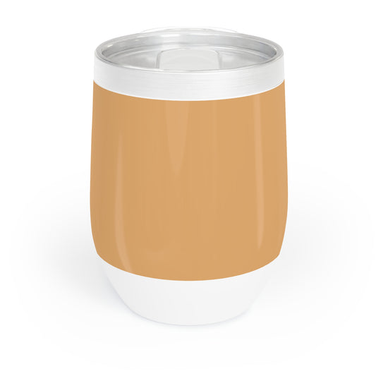 True Holiday Tiger Eye Yellow Solids Chill Wine Tumbler