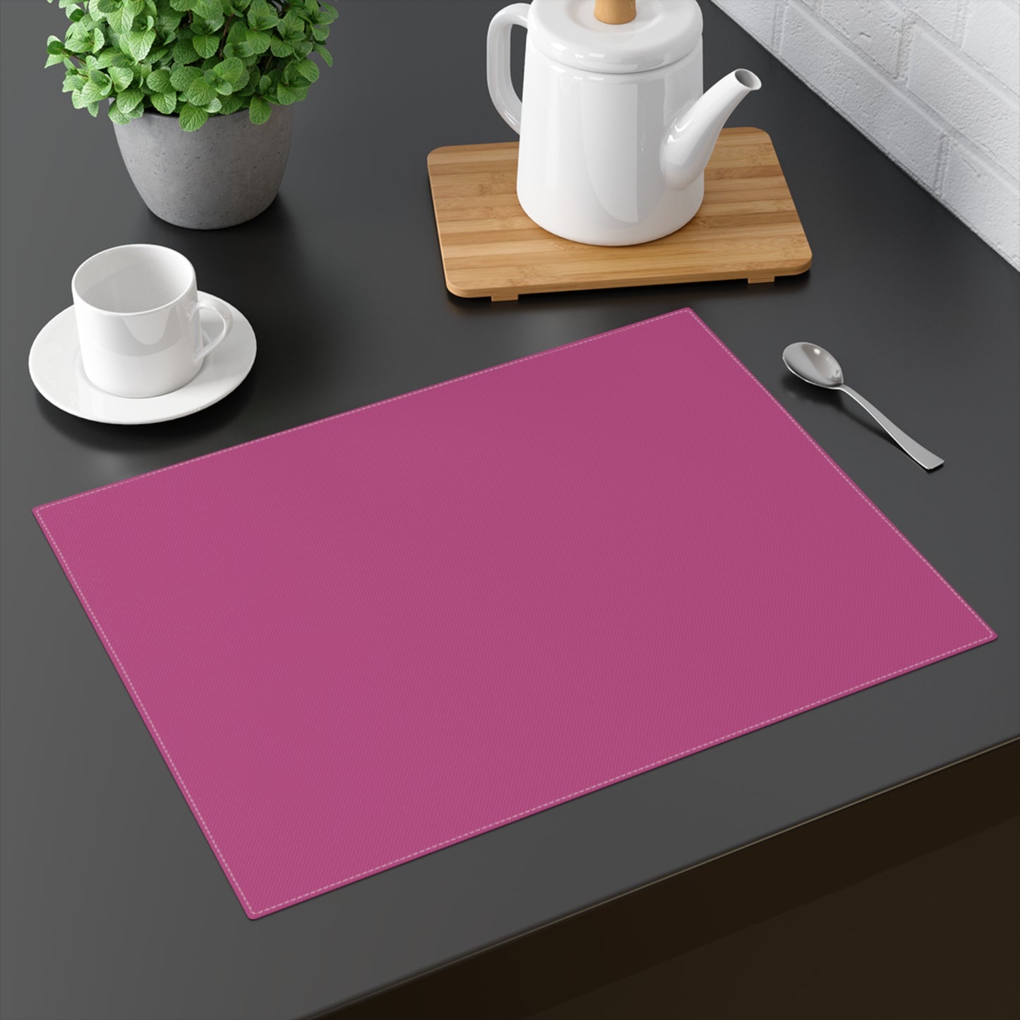 True Holiday Hot Lips Red Solids Placemat