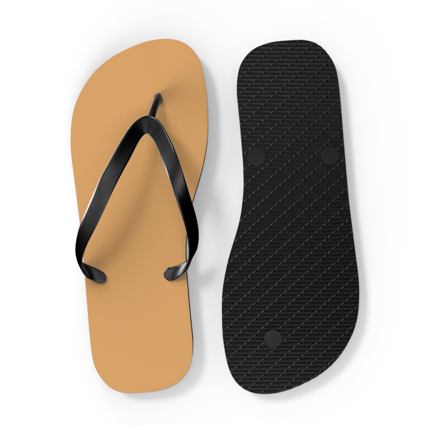 True Holiday Tiger Eye Yellow Solids Flip Flops