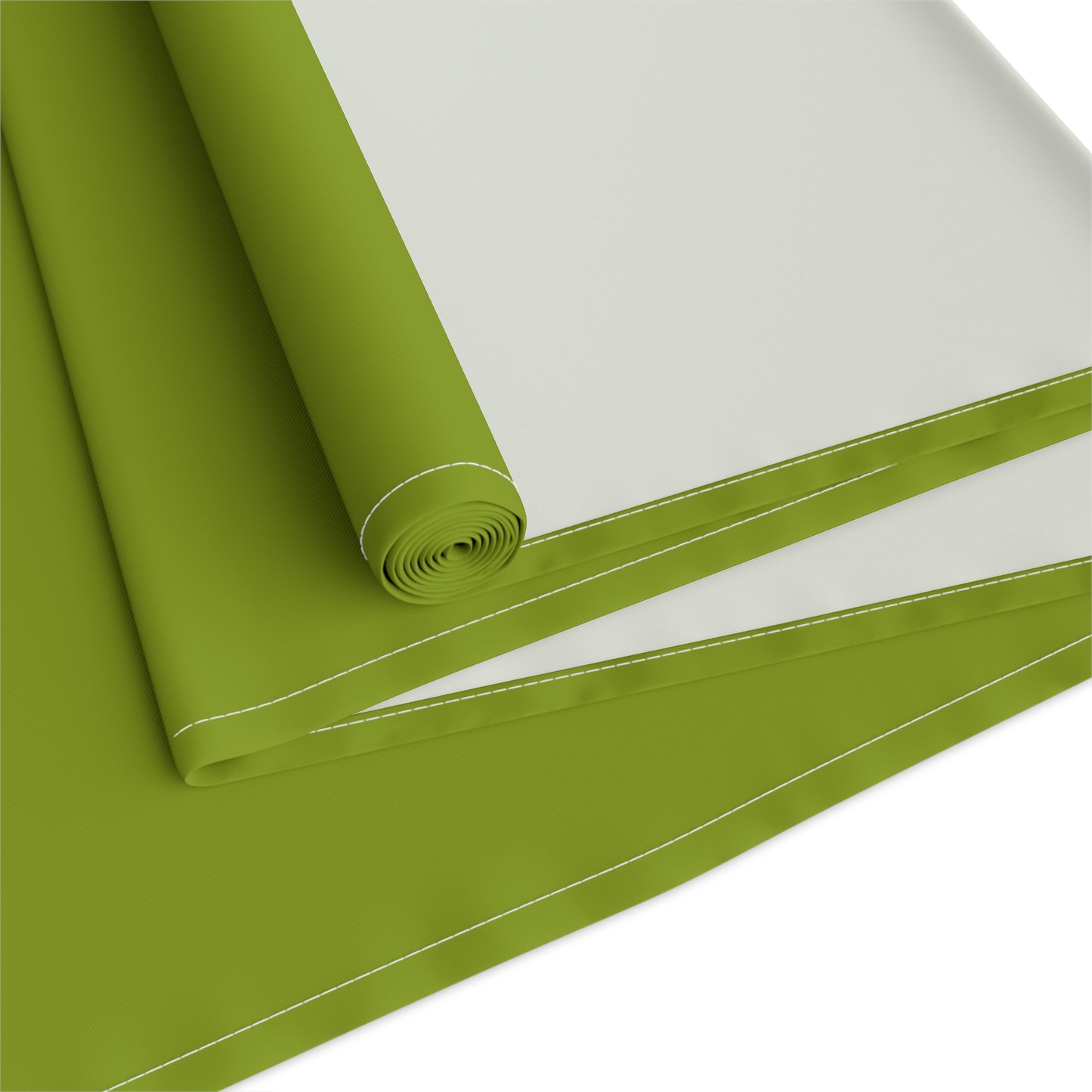 True Holiday Iguana Green Solids Table Runner