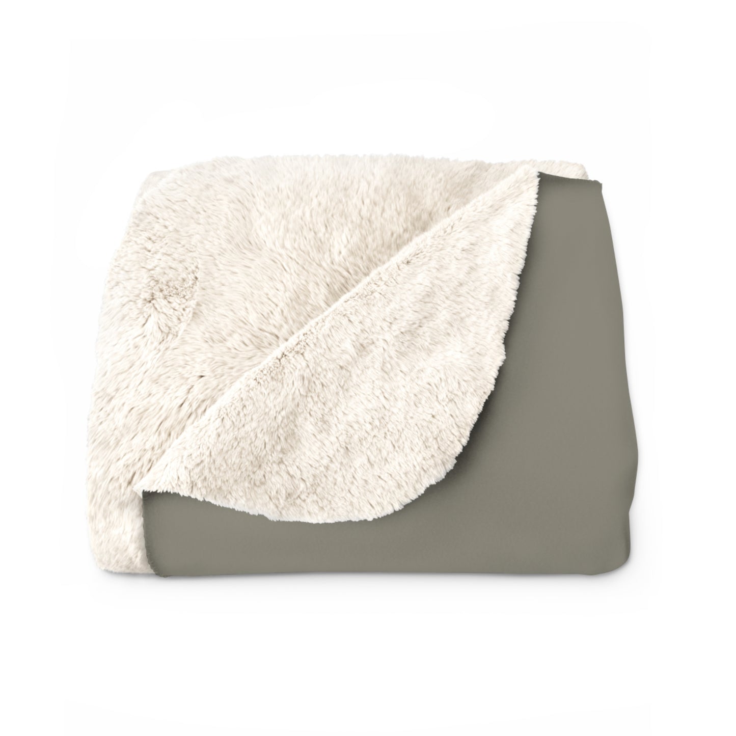 True Holiday Antique Pewter Green Solids Throw Blanket