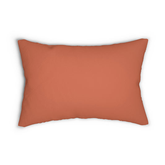 True Holiday Autumn Cover Orange Solids 20" x 14" Rectangular Throw Pillow