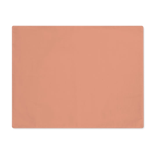 True Holiday Coral Spice Orange Solids Placemat