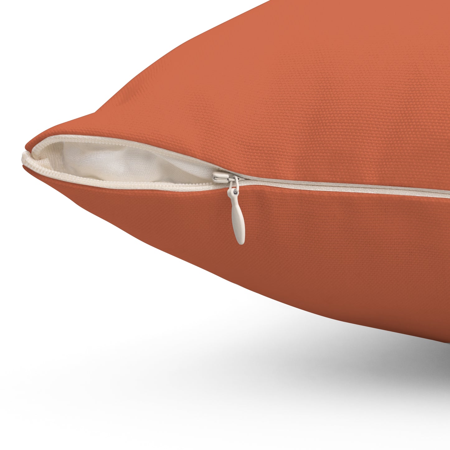 True Holiday Autumn Cover Orange Solids 20" Square Throw Pillow