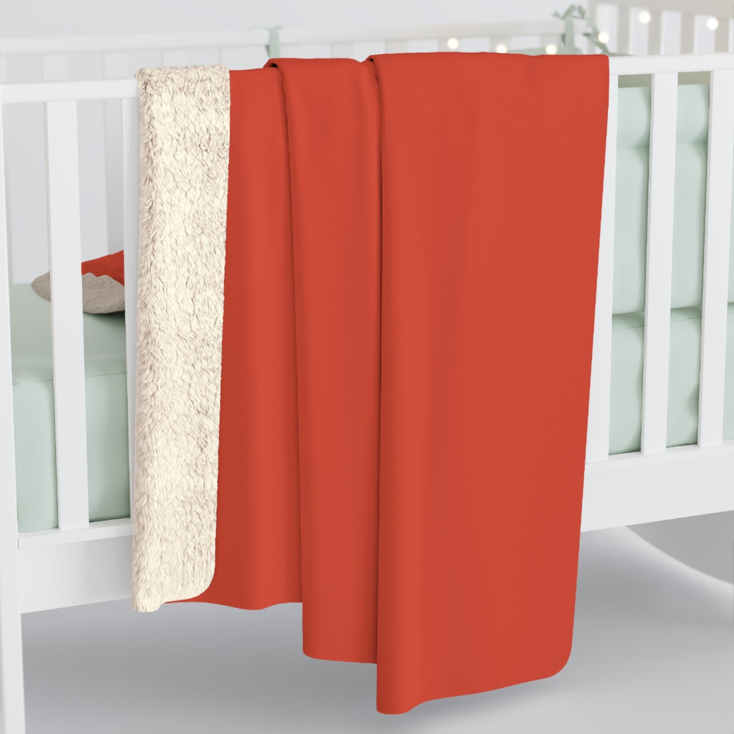 True Holiday Warm Comfort Orange Solids Throw Blanket