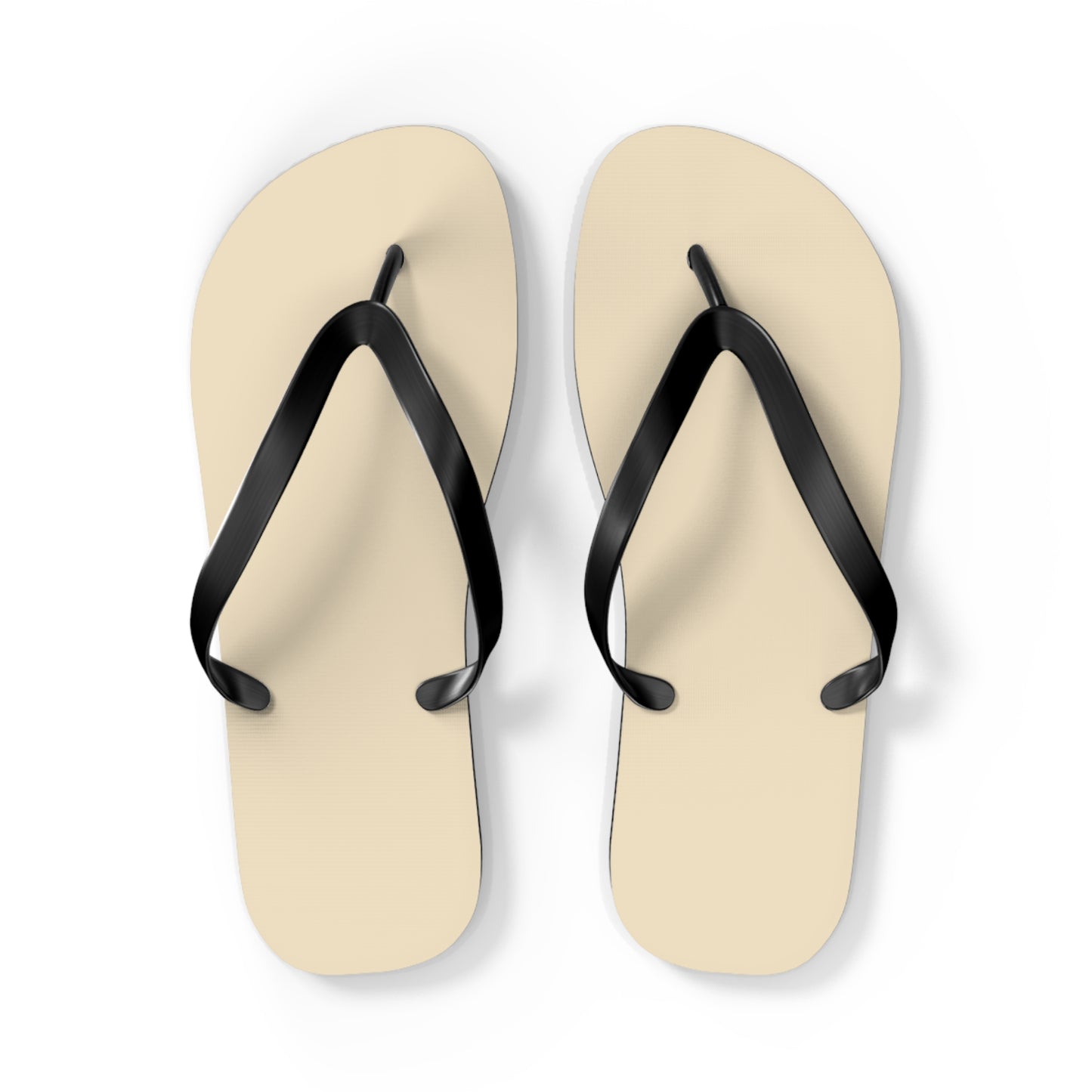True Holiday Ivory Lustre Yellow Solids Flip Flops