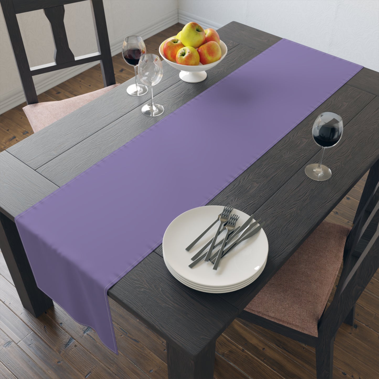 True Holiday Charmed Violet Purple Solids Table Runner