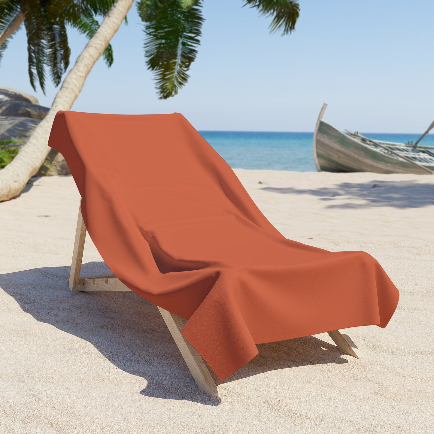 True Holiday Autumn Cover Orange Solids Beach & Pool Towel
