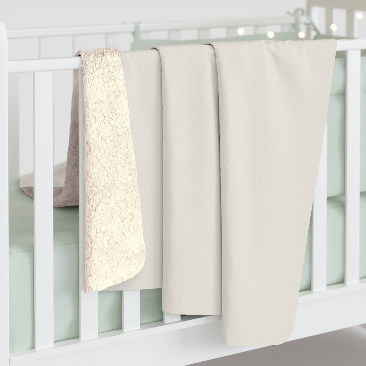True Holiday White Dove White Solids Throw Blanket