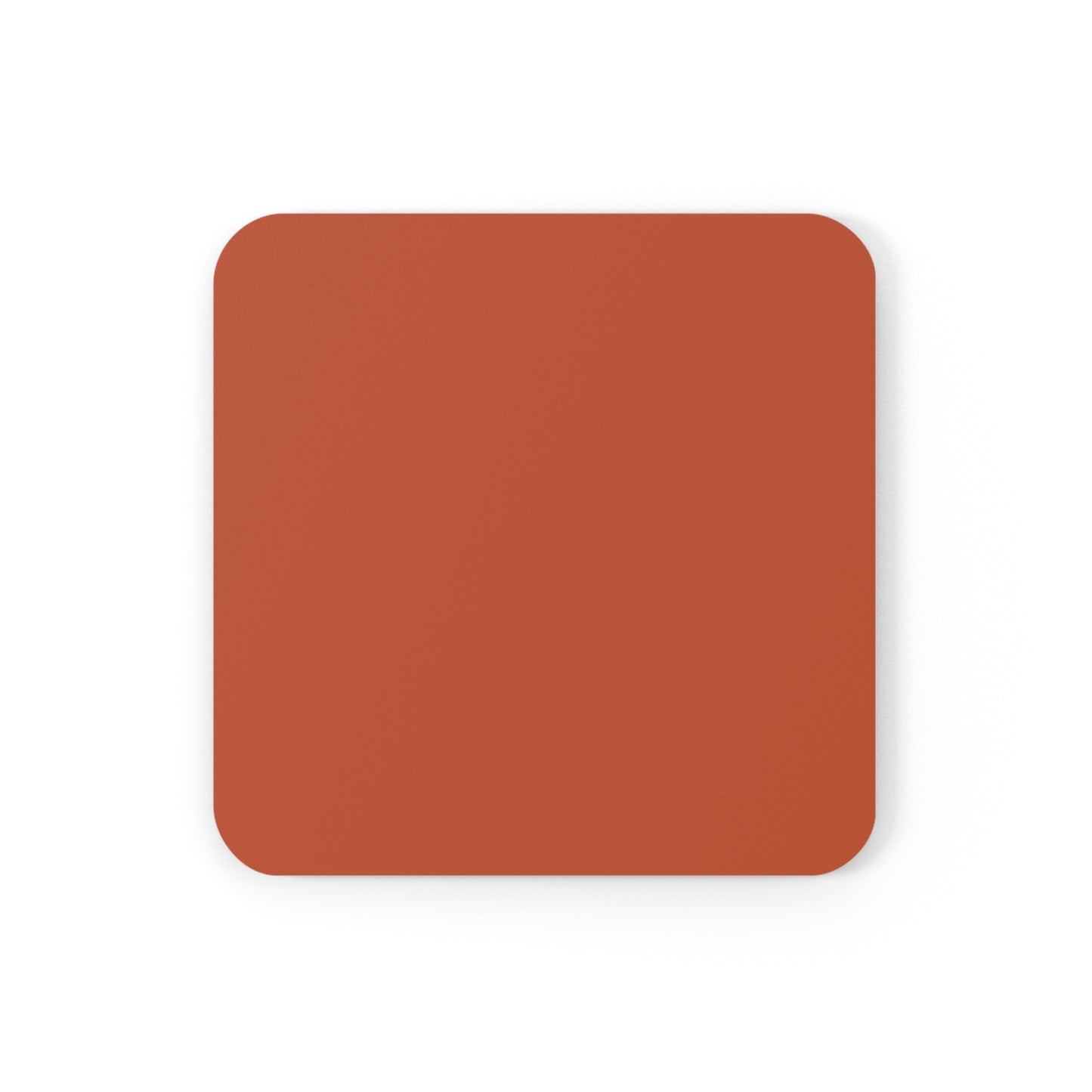 True Holiday Fireball Orange Solids Corkwood Coaster Set