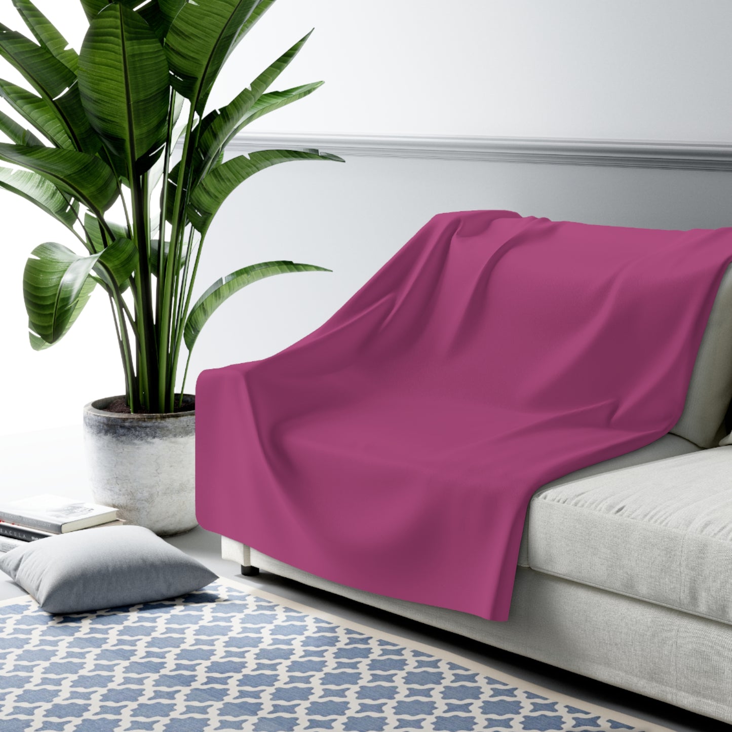 True Holiday Hot Lips Red Solids Throw Blanket
