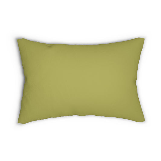 True Holiday Perennial Green Solids 20" x 14" Rectangular Throw Pillow