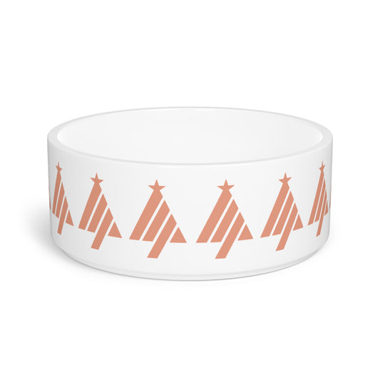 True Holiday Coral Spice Orange Solids Pet Bowl