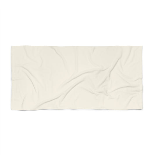 True Holiday White Cloud White Solids Beach & Pool Towel