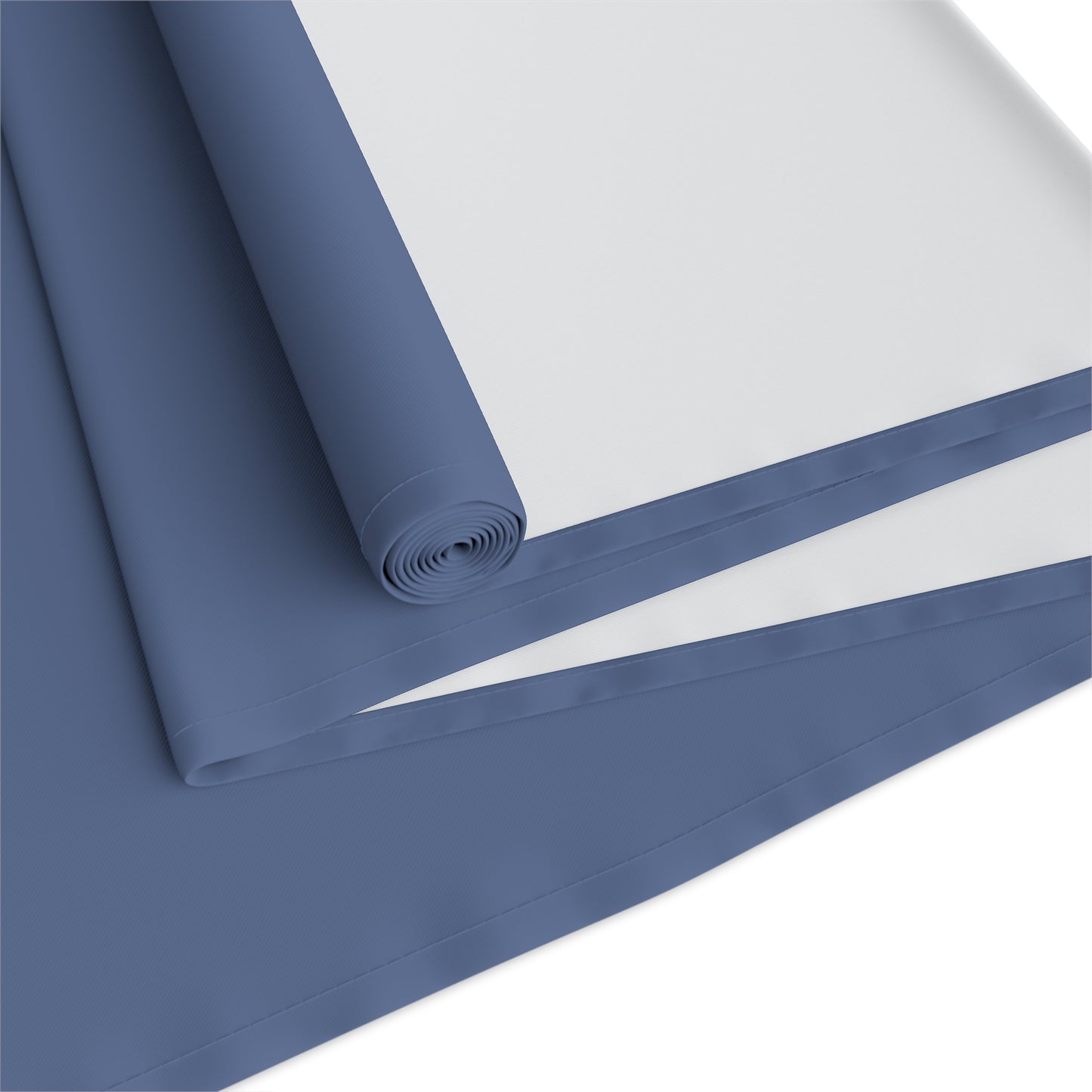 True Holiday Blue Nova Blue Solids Table Runner