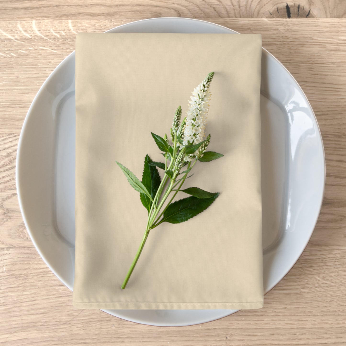 True Holiday Ivory Lustre Yellow Solids Napkins