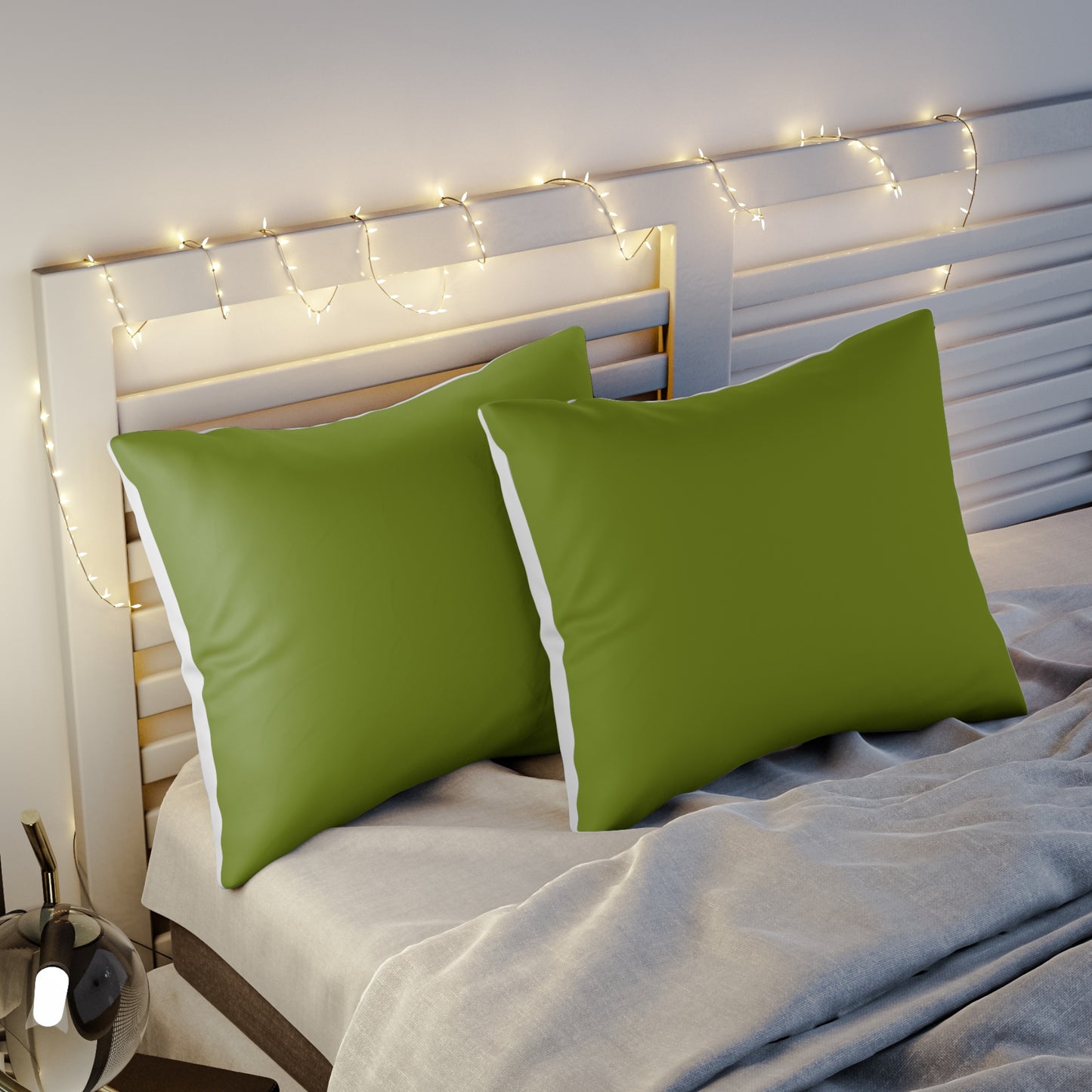 True Holiday Iguana Green Solids Pillow Sham