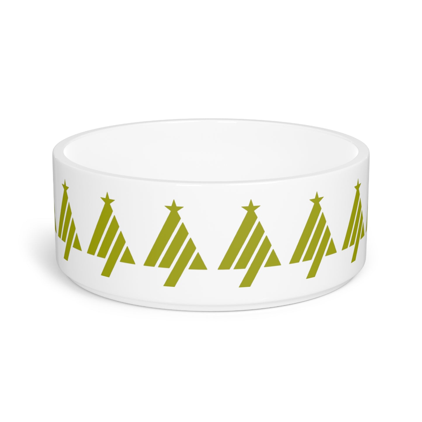 True Holiday Dark Lime Green Solids Pet Bowl