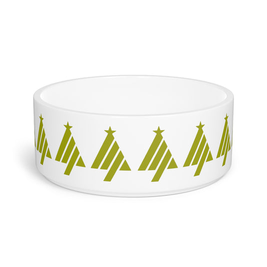True Holiday Dark Lime Green Solids Pet Bowl