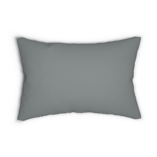 True Holiday Shaker Gray Gray Solids 20" x 14" Rectangular Throw Pillow