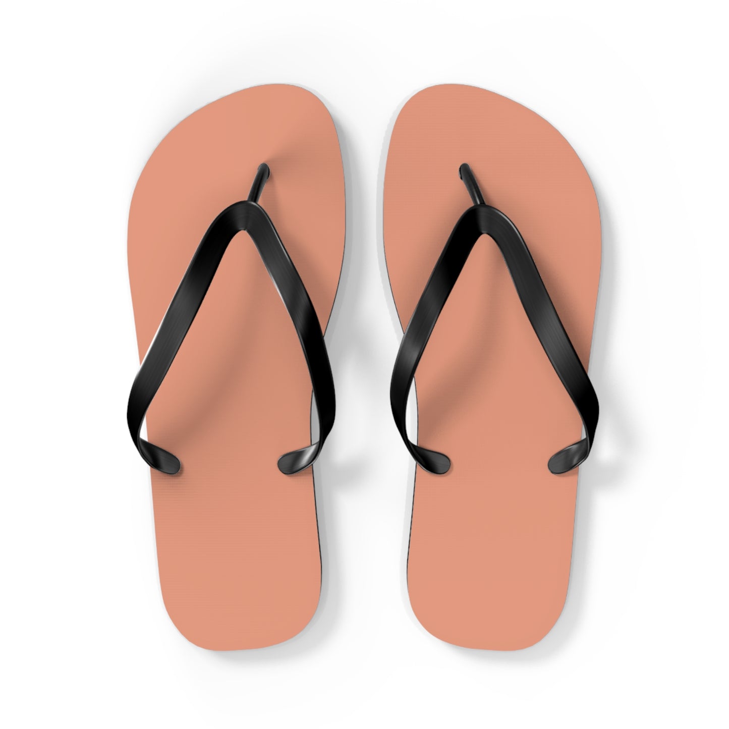 True Holiday Coral Spice Orange Solids Flip Flops