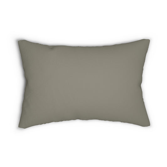 True Holiday Antique Pewter Green Solids 20" x 14" Rectangular Throw Pillow