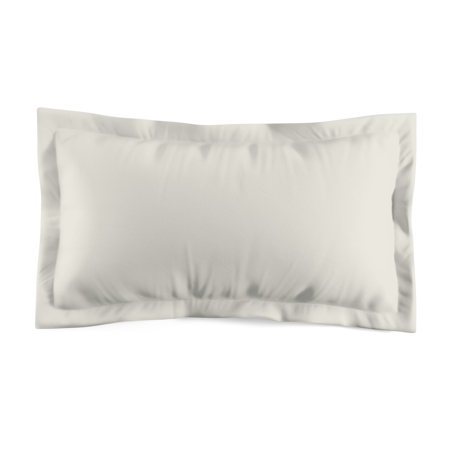 True Holiday White Dove White Solids Microfiber Pillow Sham