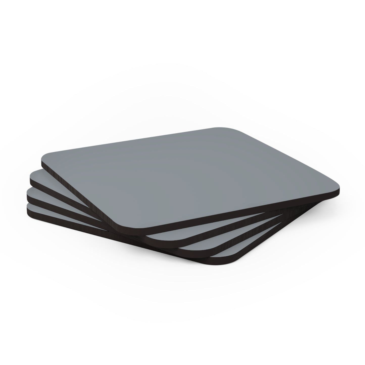 True Holiday Gray Cardigan Gray Solids Corkwood Coaster Set